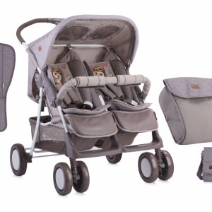Carucior gemeni Twin Beige Buhu