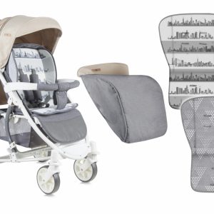 Carucior landou S-300 Grey Beige Cities