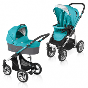 Carucior multifunctional 2 in 1 Baby Design Lupo Turquoise 2016