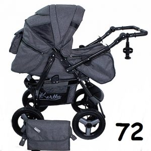 Carucior multifunctional Kerttu Twist-R 72 grafit lana