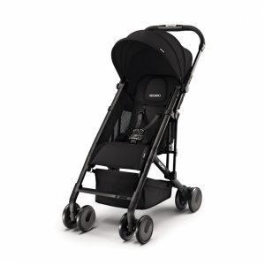 Carucior pentru Copii Easylife Black cu Cadru Negru