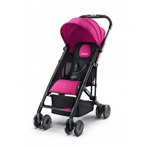 Carucior pentru Copii Easylife Roz cu Cadru Negru