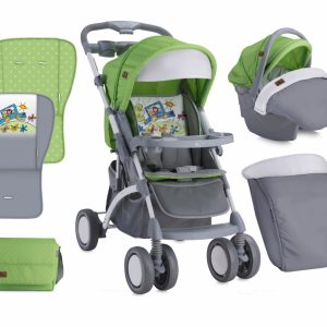 Carucior 2 in 1 Set Apollo Green Grey Car