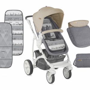 Carucior sistem Vista Grey Beige Cities