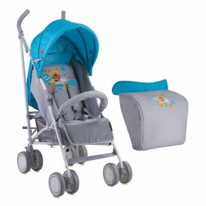 Carucior sport Fiesta cu husa Blue Grey Hello Bear