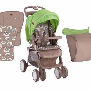 Carucior sport Foxy cu husa Beige Green Lambs