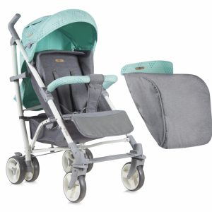 Carucior sport S200 cu husa Green Grey Cities