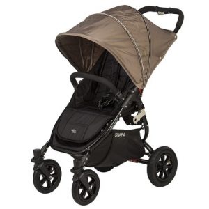Carucior sport cu roti gonflabile Snap 4 Brown