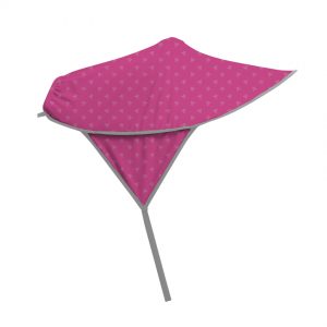 Copertina pentru carucioare Pink Crowns