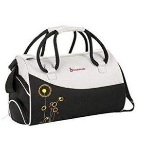 Geanta pentru scutece Flower Bag Black Grey