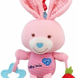 Jucarie muzicala din plus Pink Rabbit