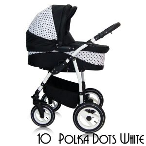 Carucior 3 in 1 Kummer Inspiro 10 polka dots