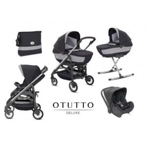 Carucior 3 in 1 Otutto Delux Vichy Grey