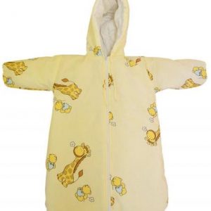 Sac bebe pentru carucior Girafa Crem