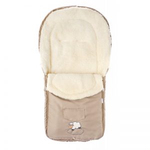 Sac de iarna de lana Cappuccino