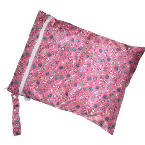 Saculet impermeabil Hippychick Wet-Dry Love Birds