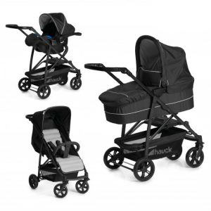 Set Carucior Rapid 4 Plus Trio Set CaviarSilver