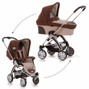 Set carucior 2 in 1 iCoo Coco Cocoon Set Cacao