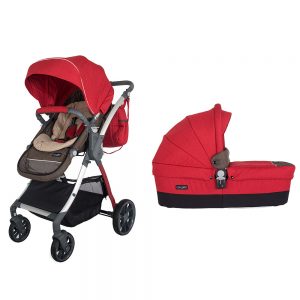 Sistem modular Coccolle Acero 2 in 1 Rosu