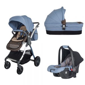 Sistem modular Coccolle Acero 3 in 1 Albastru