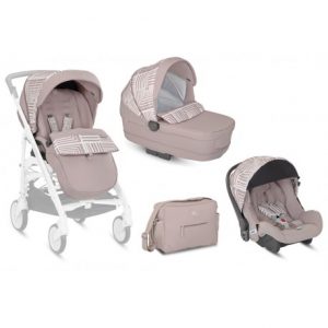 Carucior 3 in 1 Trilogy Colectia Optical Ecru