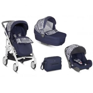Carucior 3 in 1 Trilogy Colectia Optical Navy